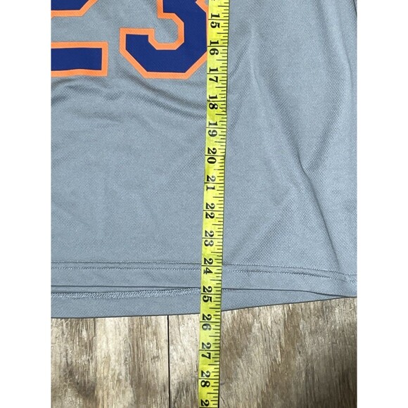 New York Mets Basketball Jersey Mens Large Gray Pullover @M2 - Picture 6 of 7